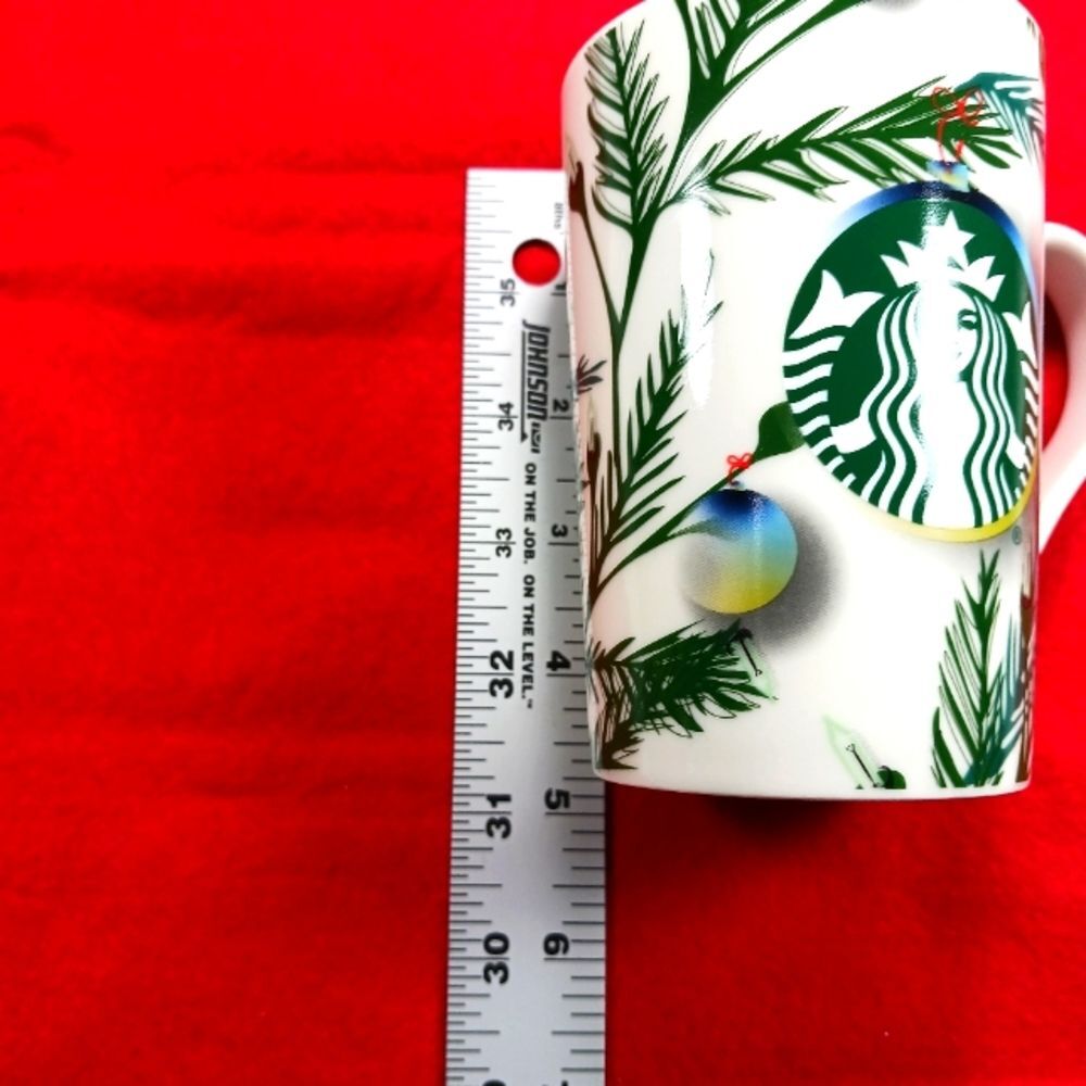 Starbucks 2020 Christmas New Bone China 11oz. Coffee Mug Set TWO MUGS - Picture 10 of 10